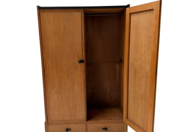 Art Deco Modernist Armoire or Wardrobe by Jan Brunott, 1920s